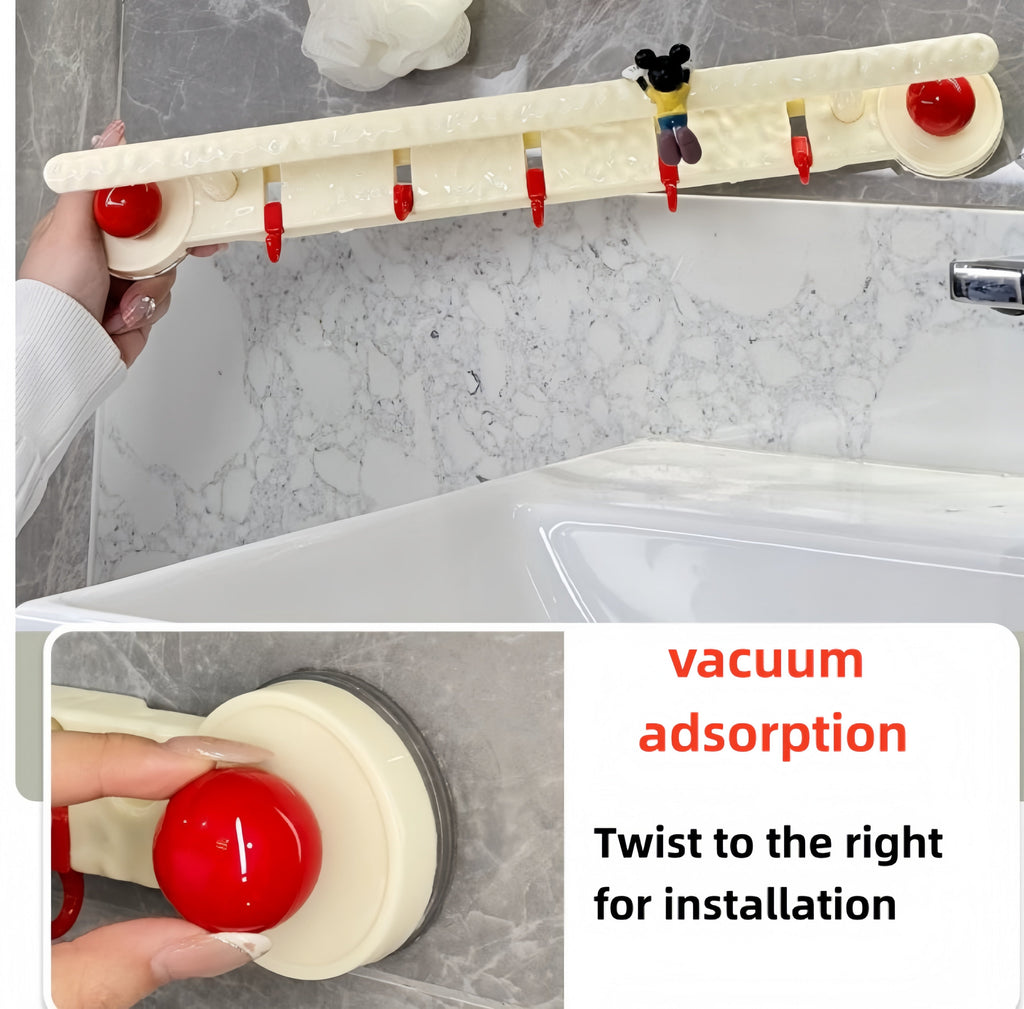 Suction Cup Towel Rack