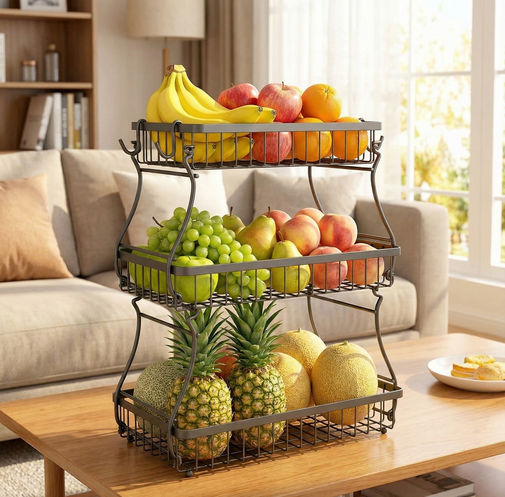 Metal Fruit And Vegetable Storage Basket