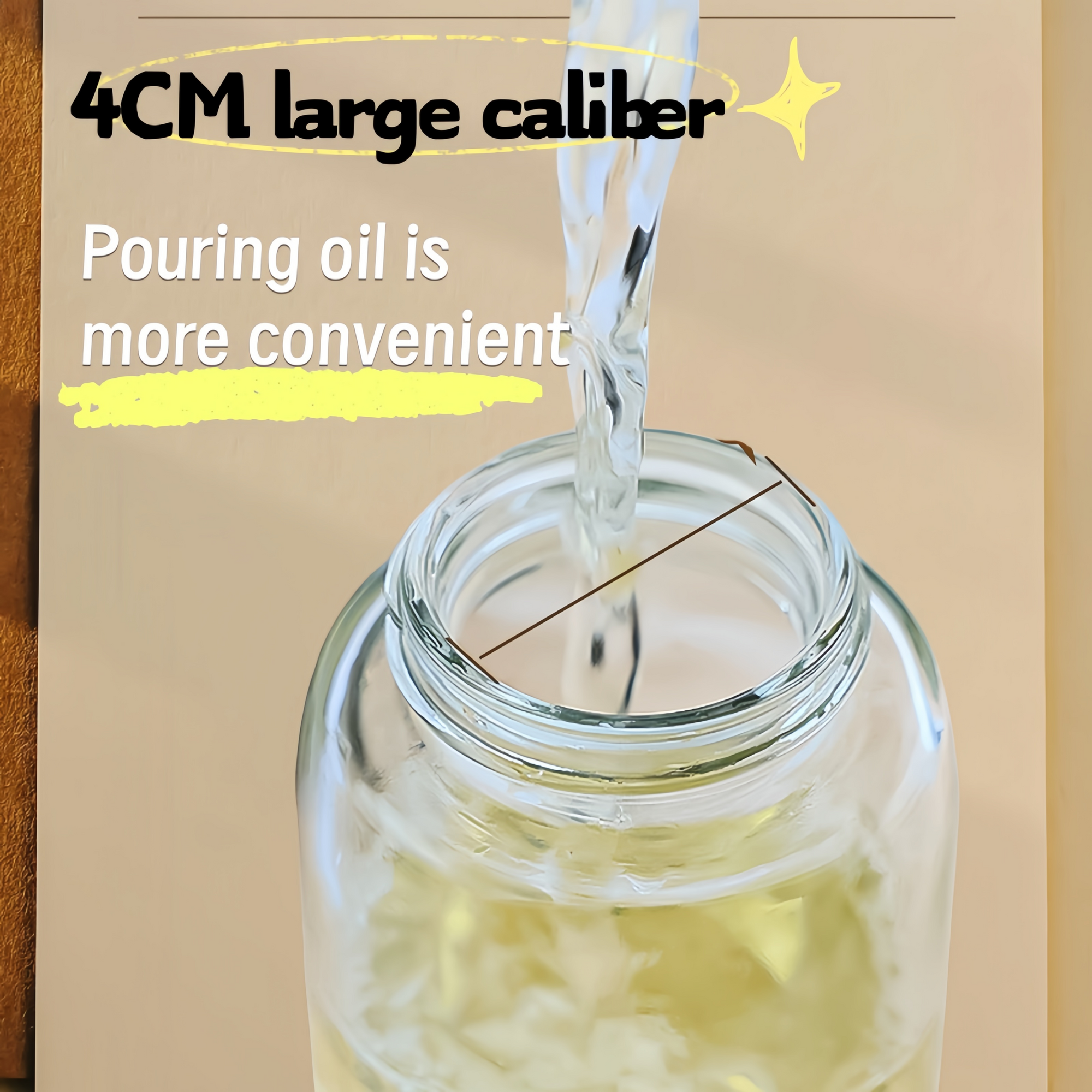 Premium 220ML Glass Oil Sprayer